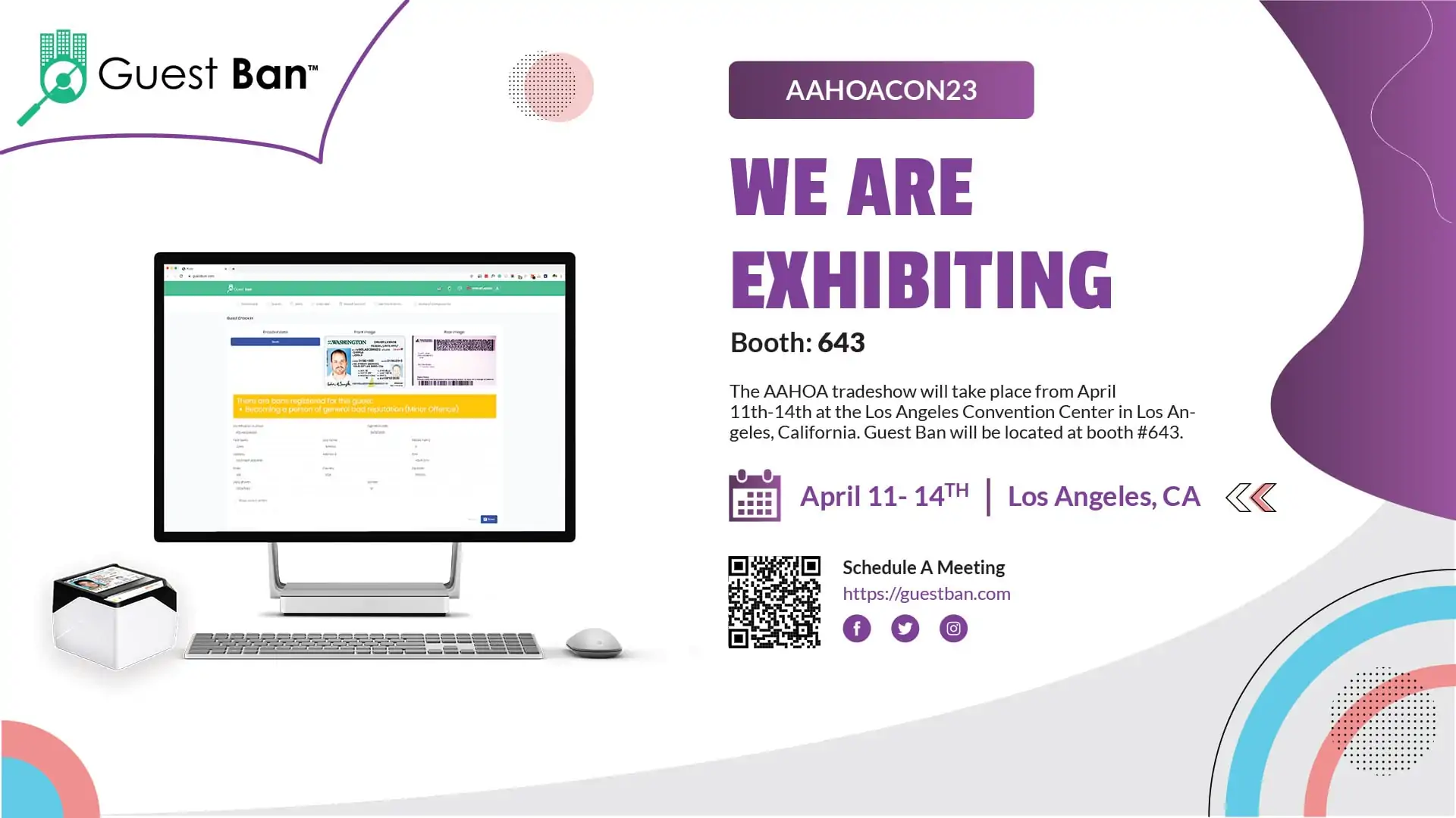 Guest Ban Exhibiting at AAHOACON 2023